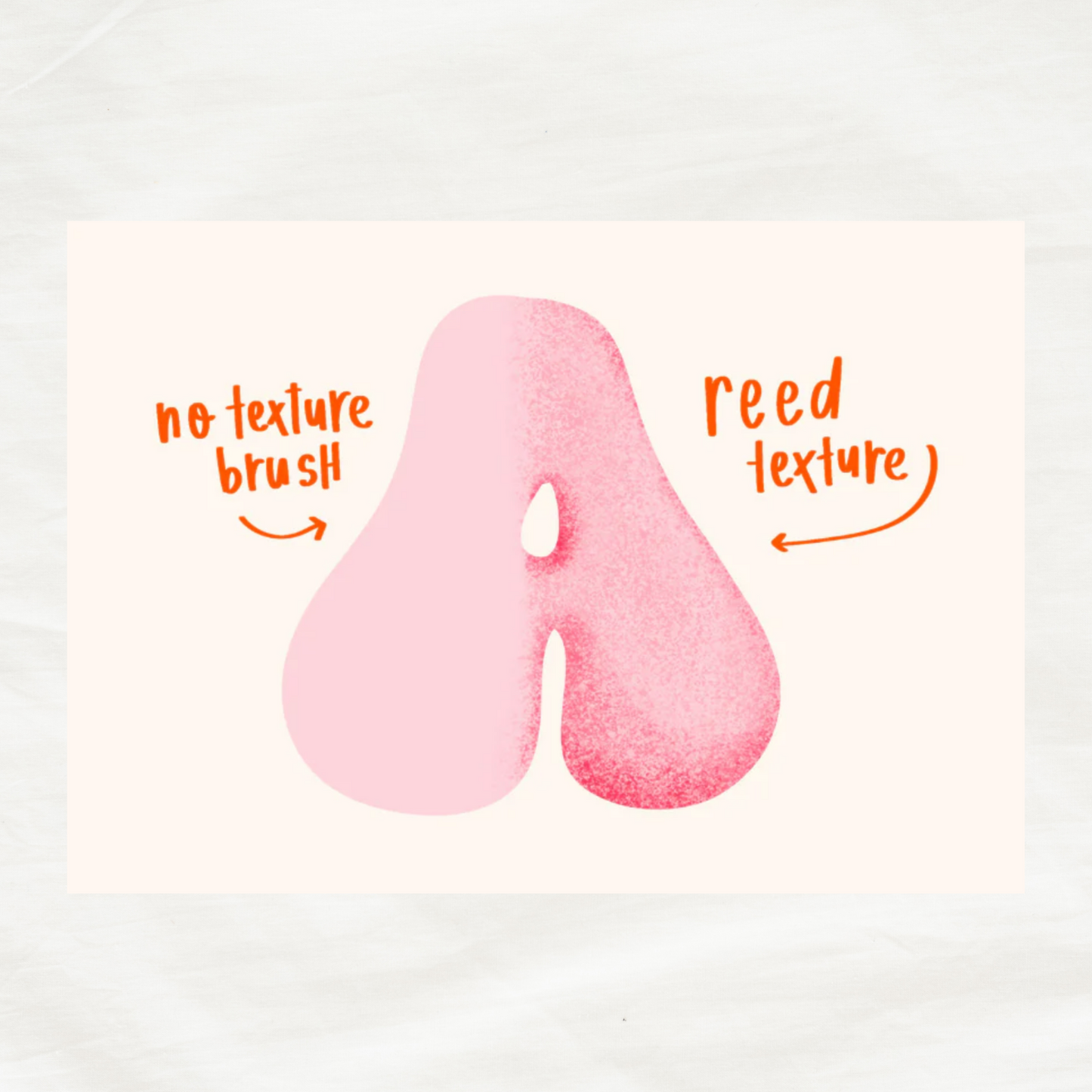 Reed Texture Procreate Brush