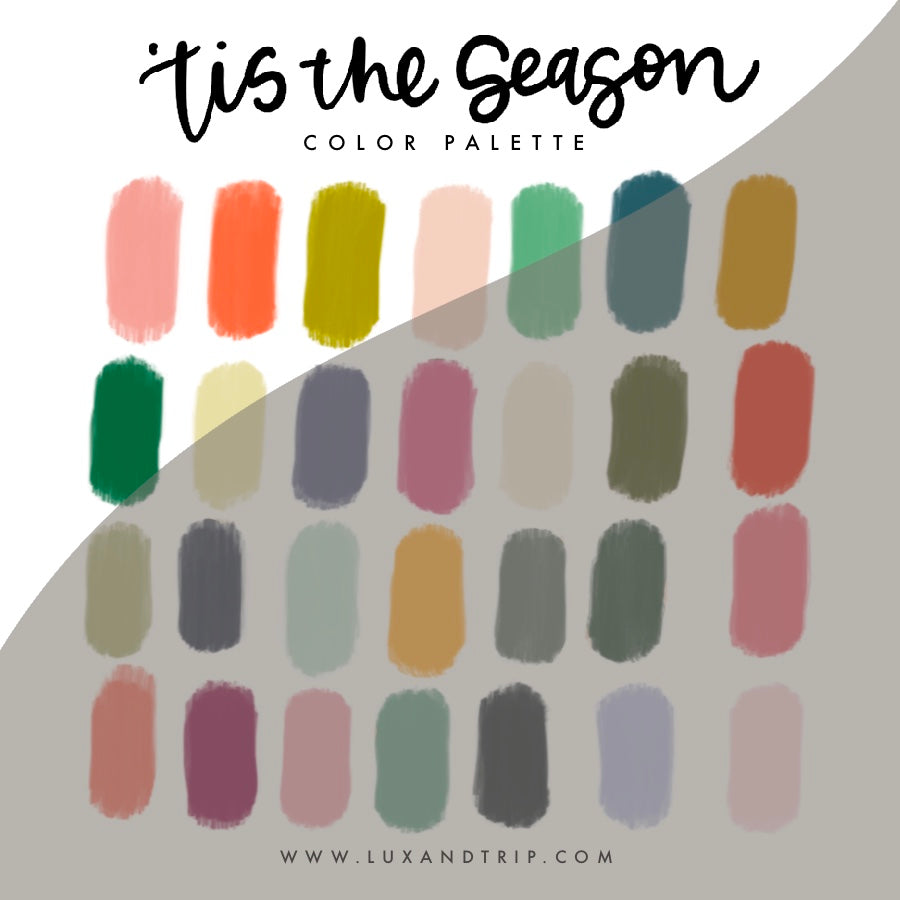 Tis The Season Procreate Color Palette