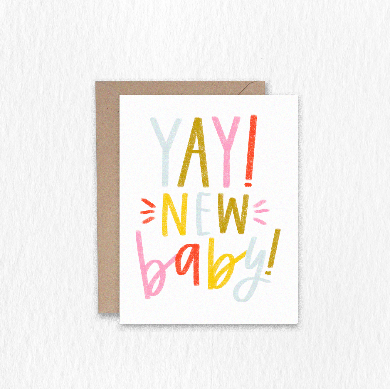 Yay! New Baby! Greeting Card