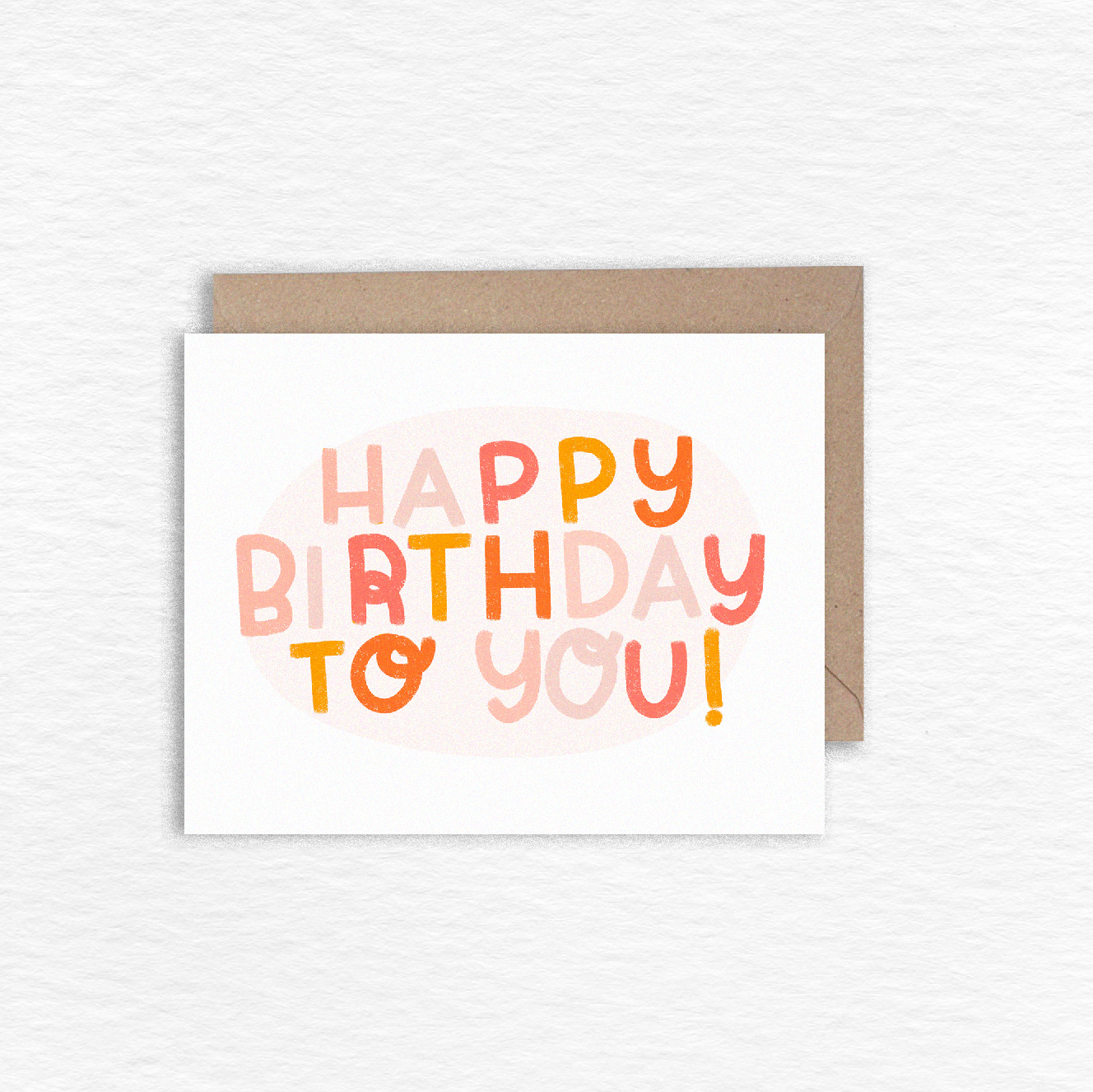 Happy Birthday Pinks Greeting Card