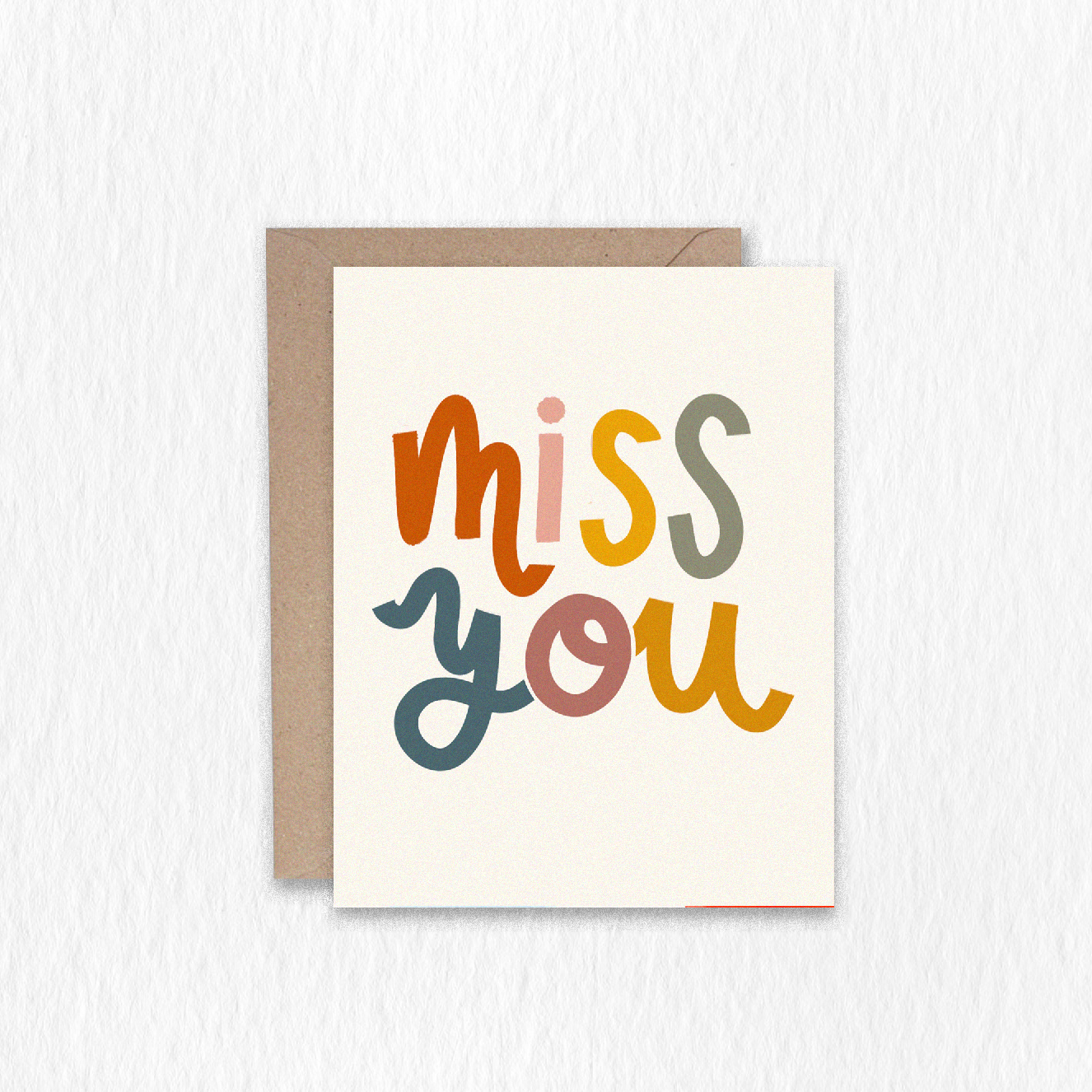 Miss You Greeting Card