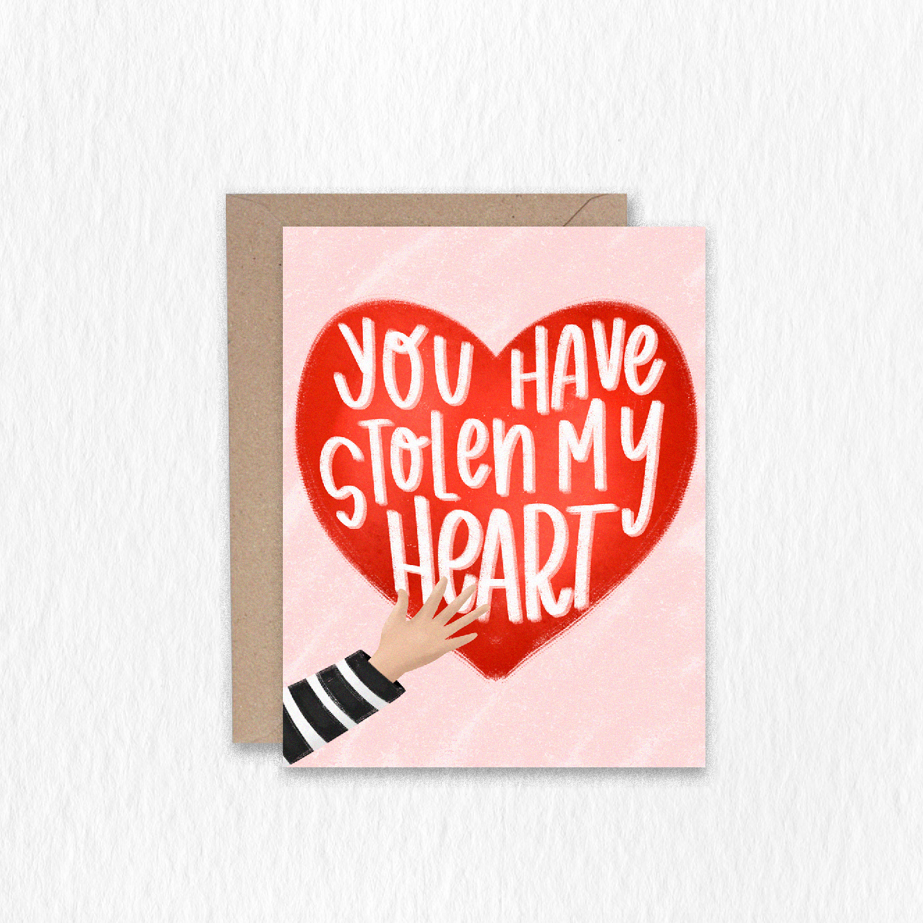 Stolen My Heart Greeting Card
