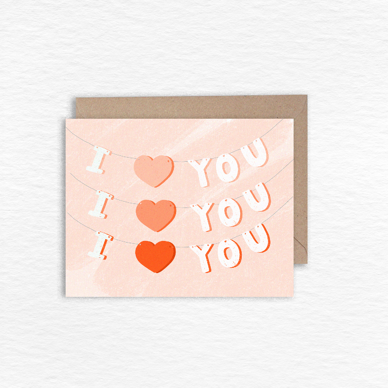 I Heart You Greeting Card
