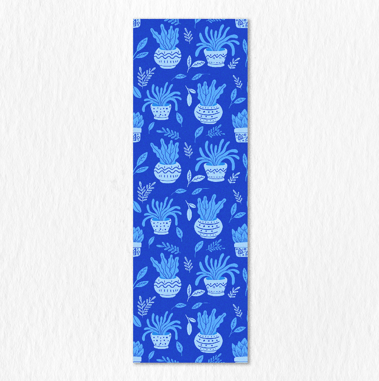 Potted Blue Plants Bookmark