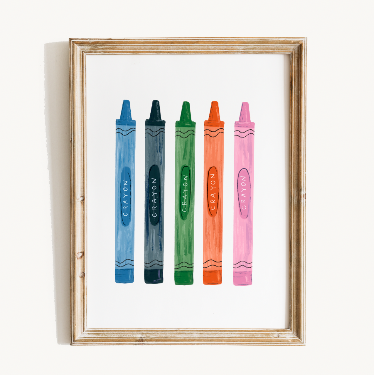 Crayons Print