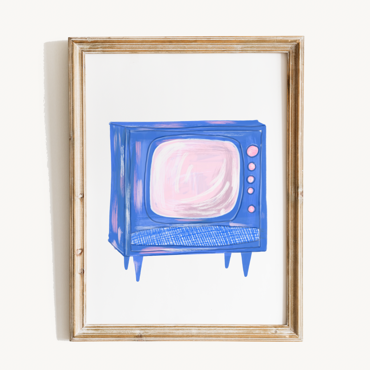 Let's Watch TV Print