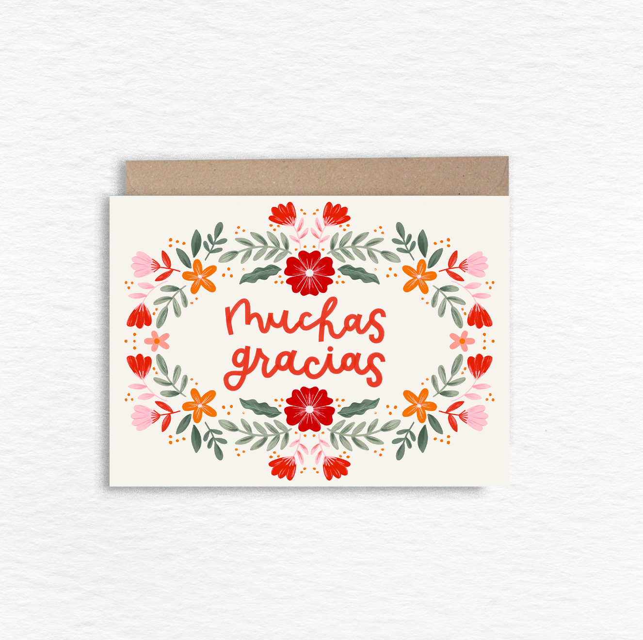 Muchas Gracias Greeting Card