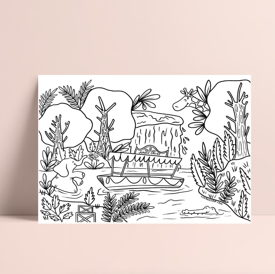 PRINTABLE Jungle Skipper  Coloring Page