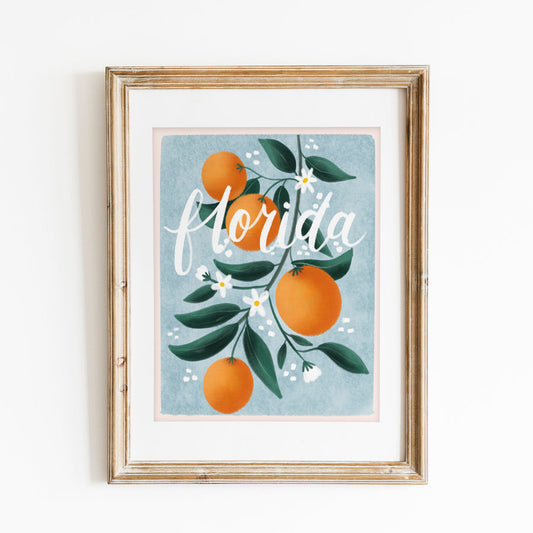 Florida Orange Blossom Print DIGITAL DOWNLOAD