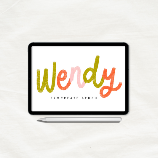 Wendy Procreate Brush