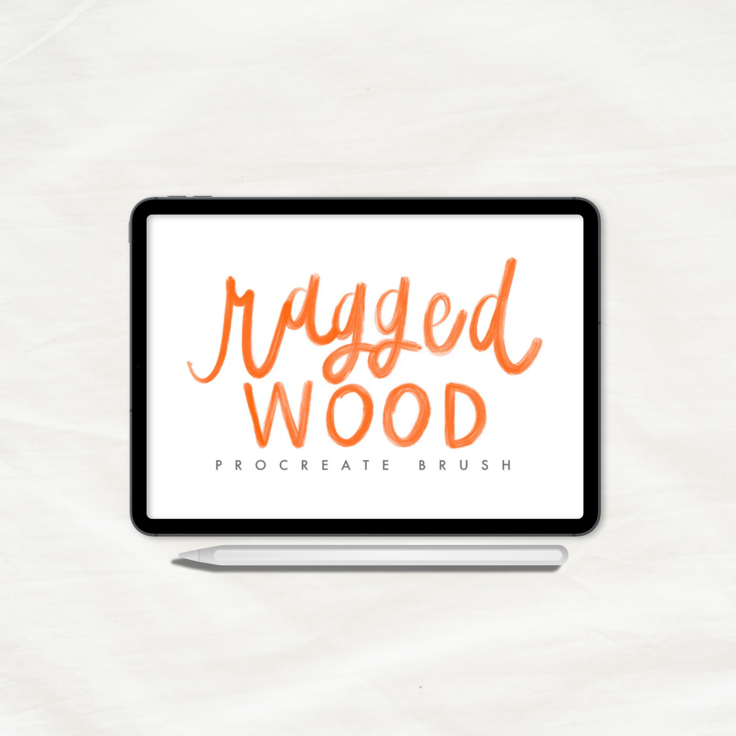 Ragged Wood Procreate Brush