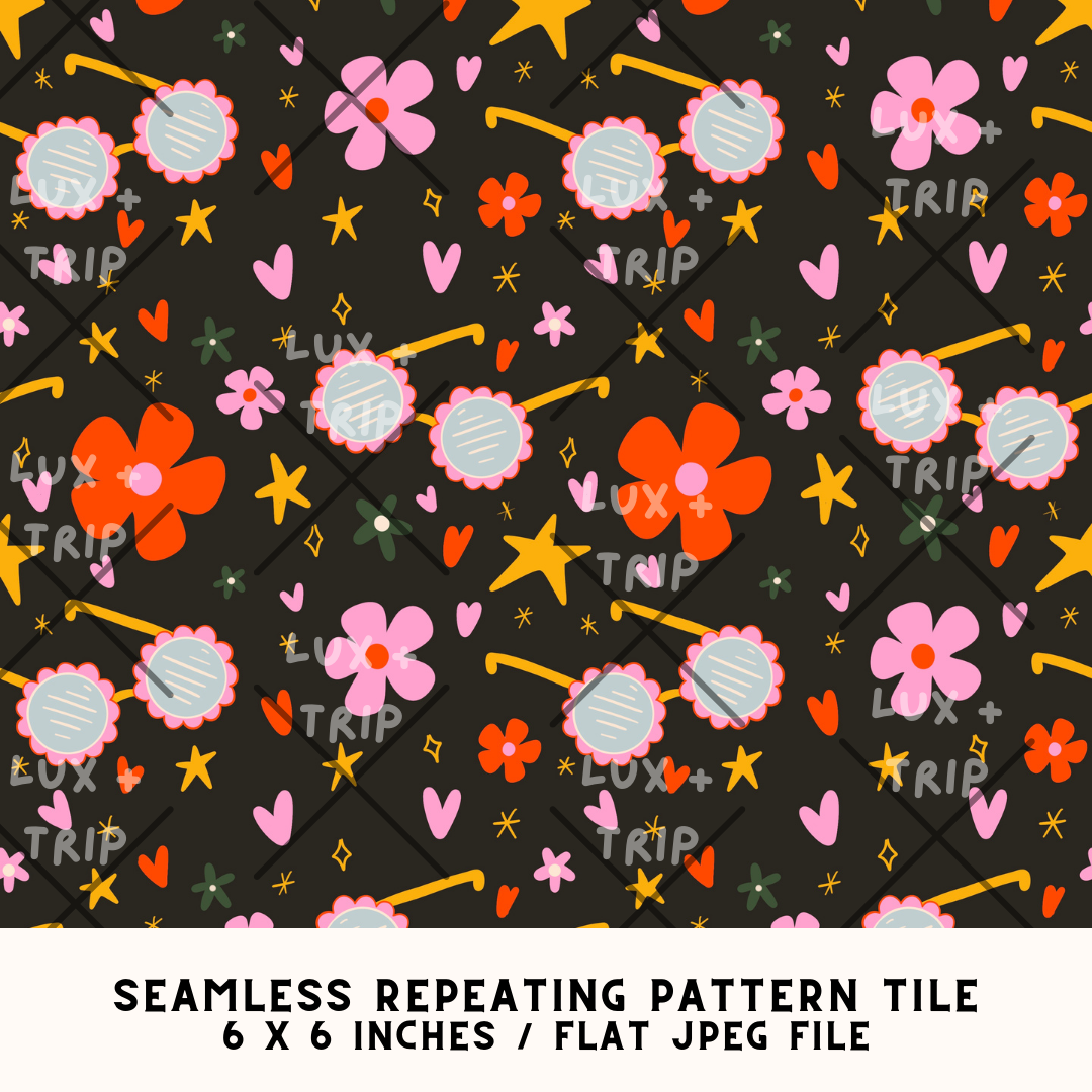 Cool Days Seamless Pattern Tile Design