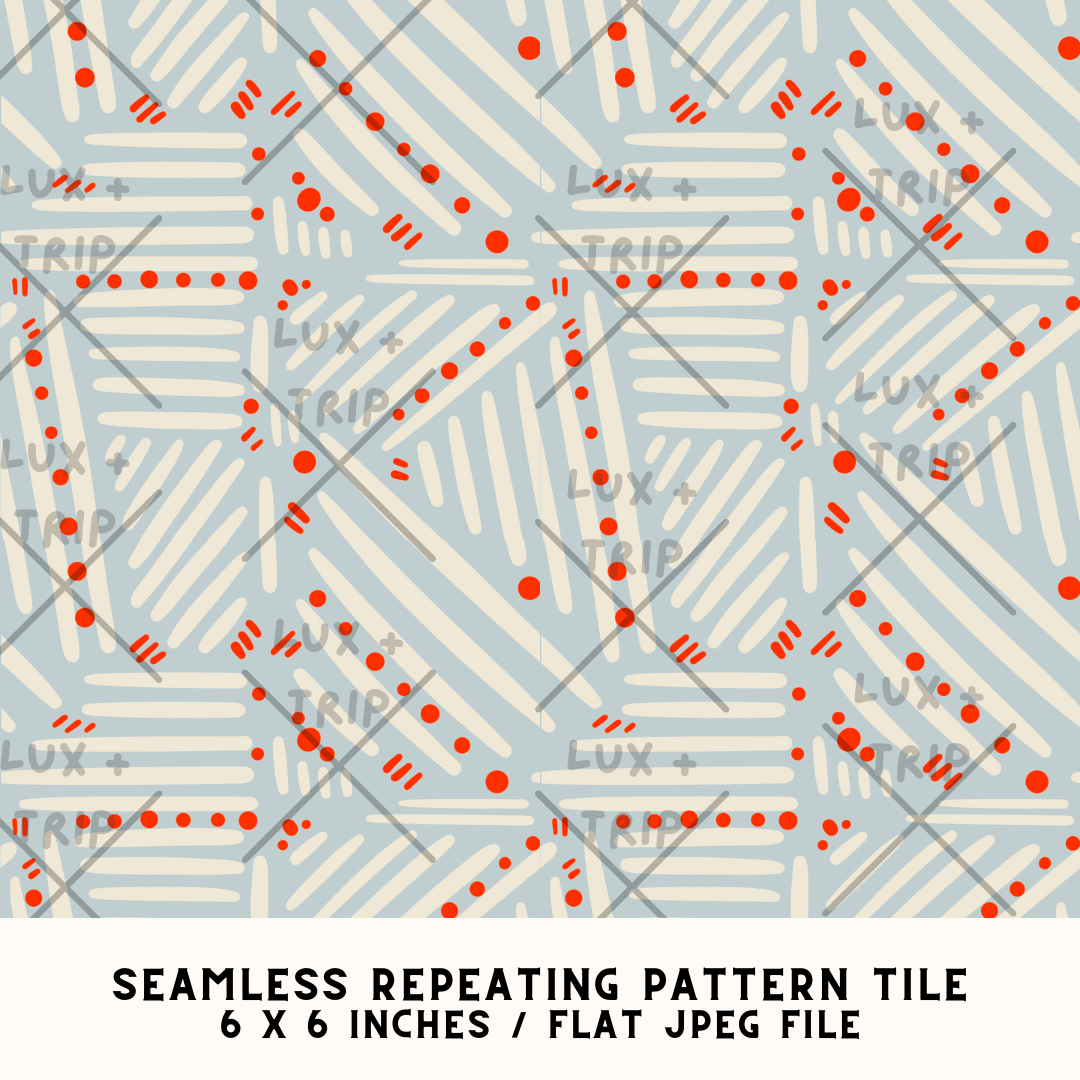 Matchsticks Seamless Pattern Tile Design