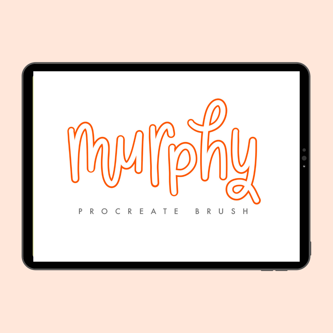 Murphy Outline Procreate Brush