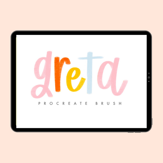 Greta Procreate Lettering Brush