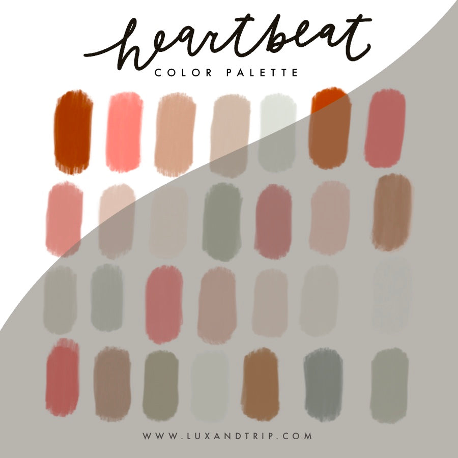 Heartbeat Procreate Color Palette