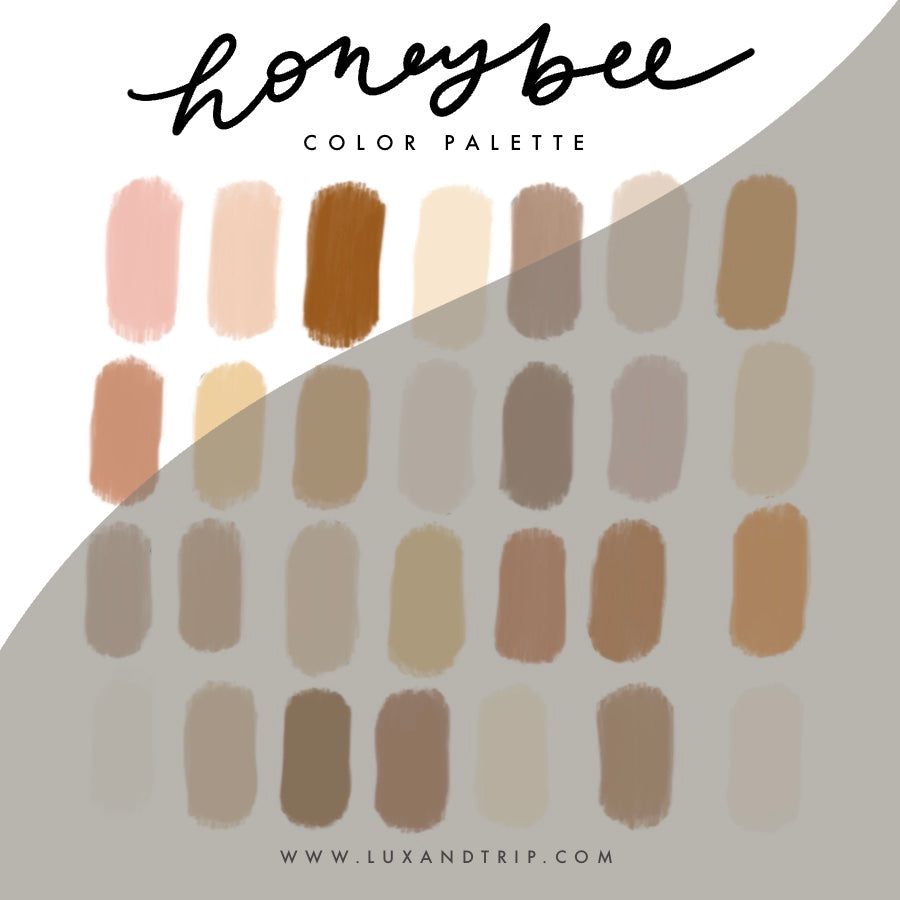 Honeybee Procreate Color Palette