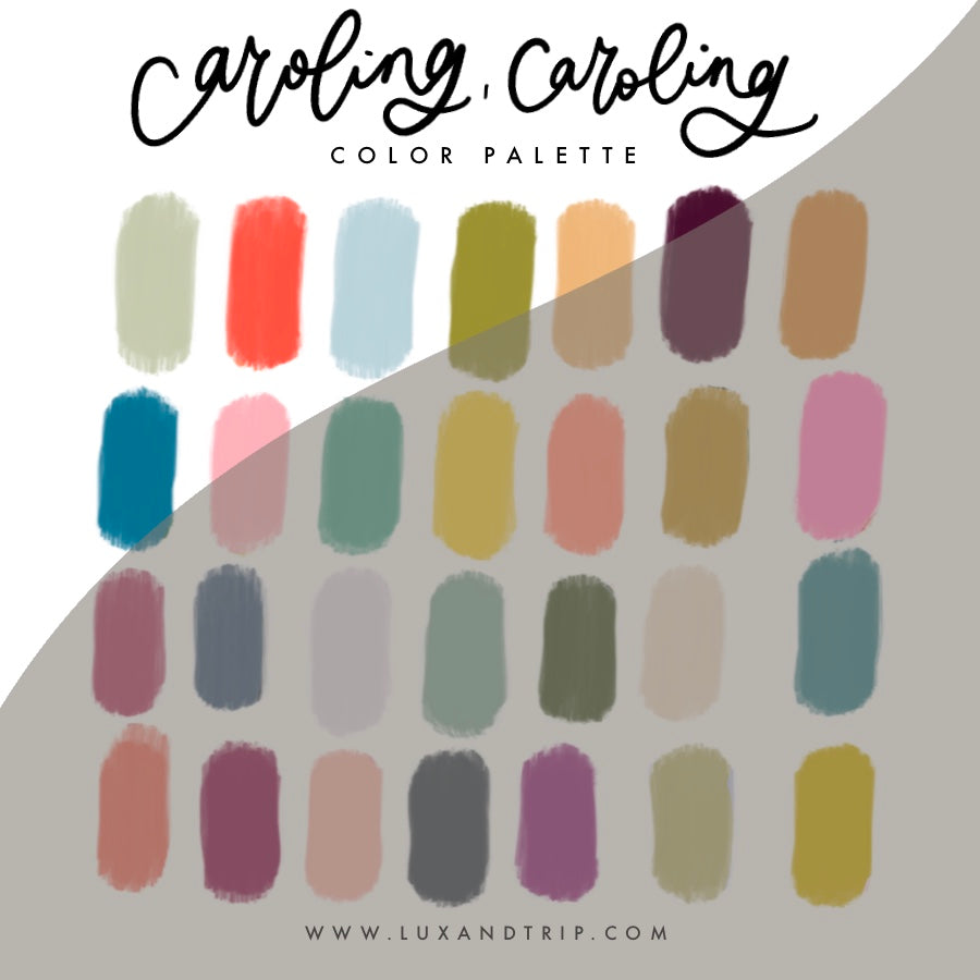 Caroling, Caroling Procreate Color Palette