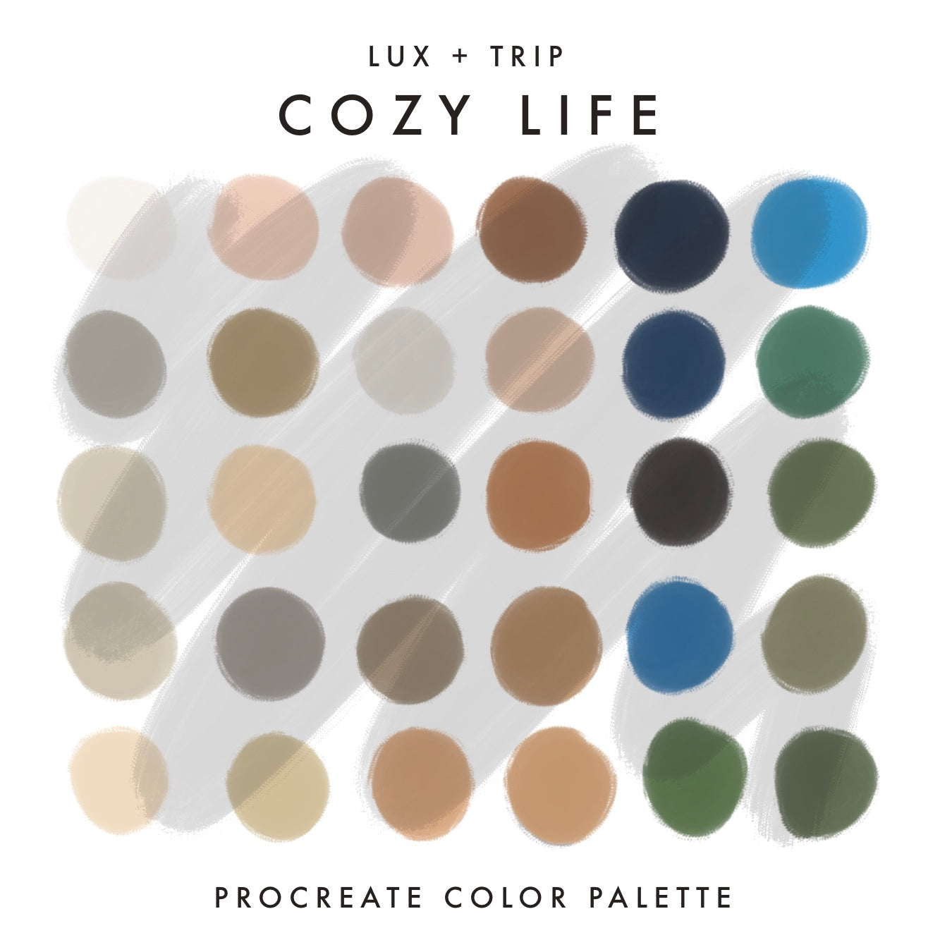 Cozy Life Procreate Color Palette