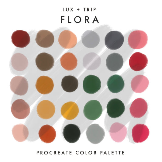 Flora Procreate Color Palette