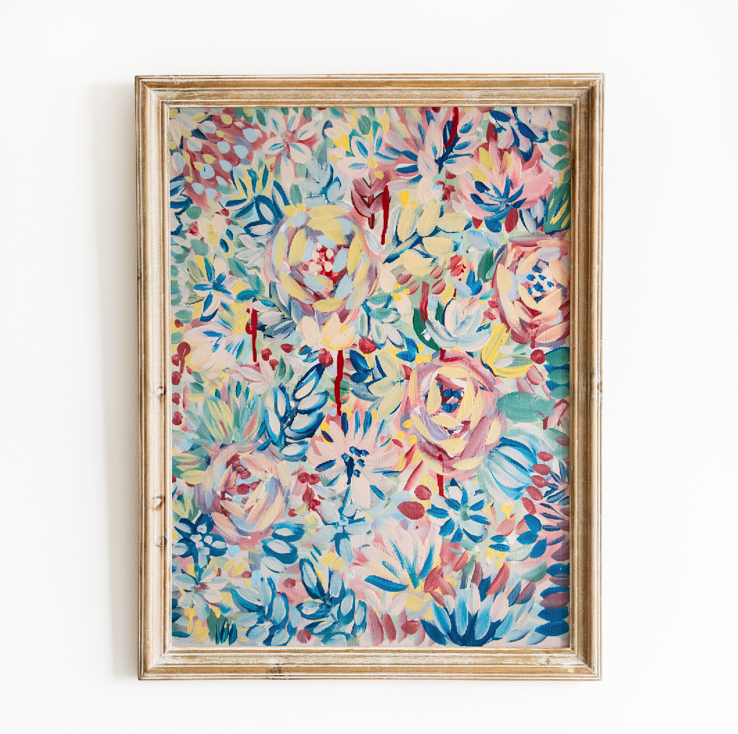Floral Painting Print