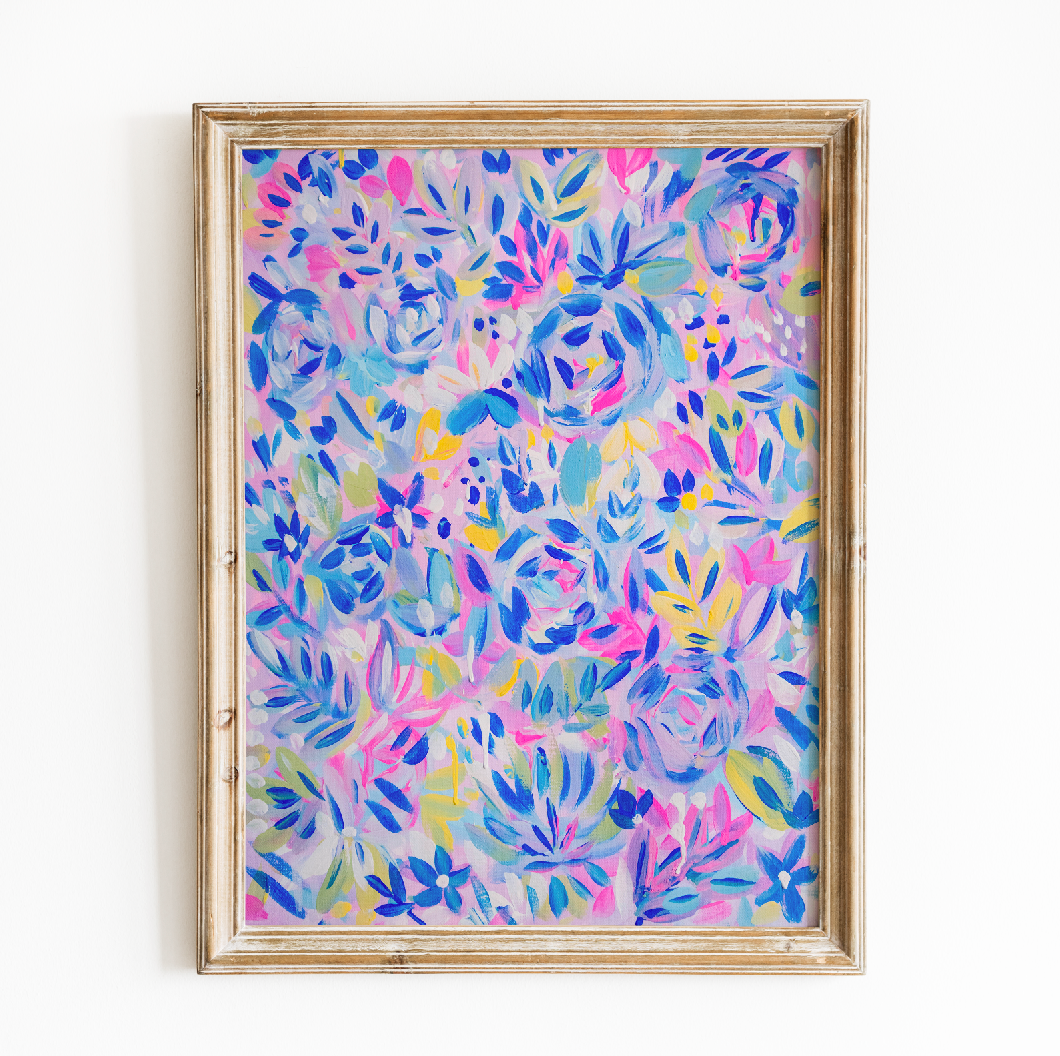 Dreamer Floral Painting Print