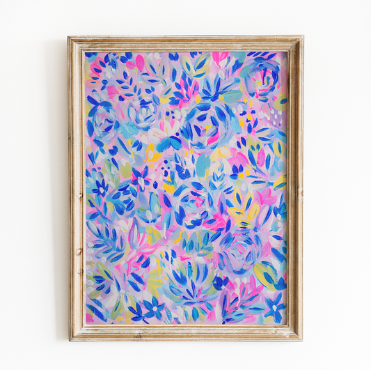 Dreamer Floral Painting Print