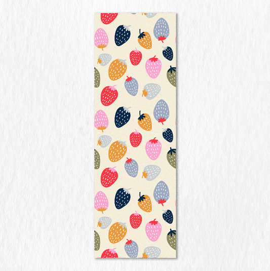Colorful Strawberries Bookmark