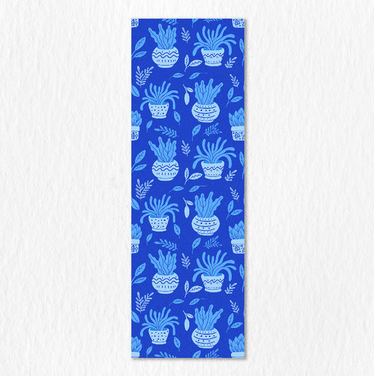 Potted Blue Plants Bookmark