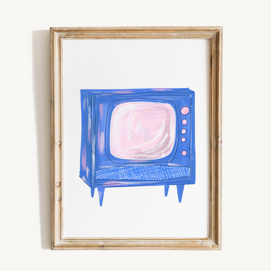 Let's Watch TV Print