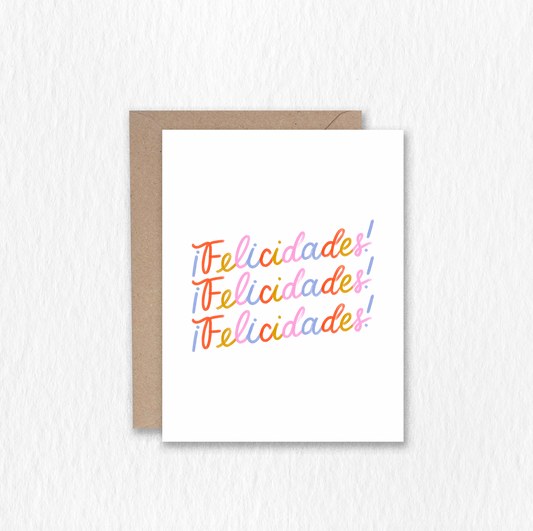 Felicidades Greeting Card