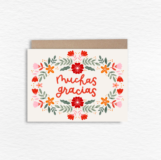 Muchas Gracias Greeting Card