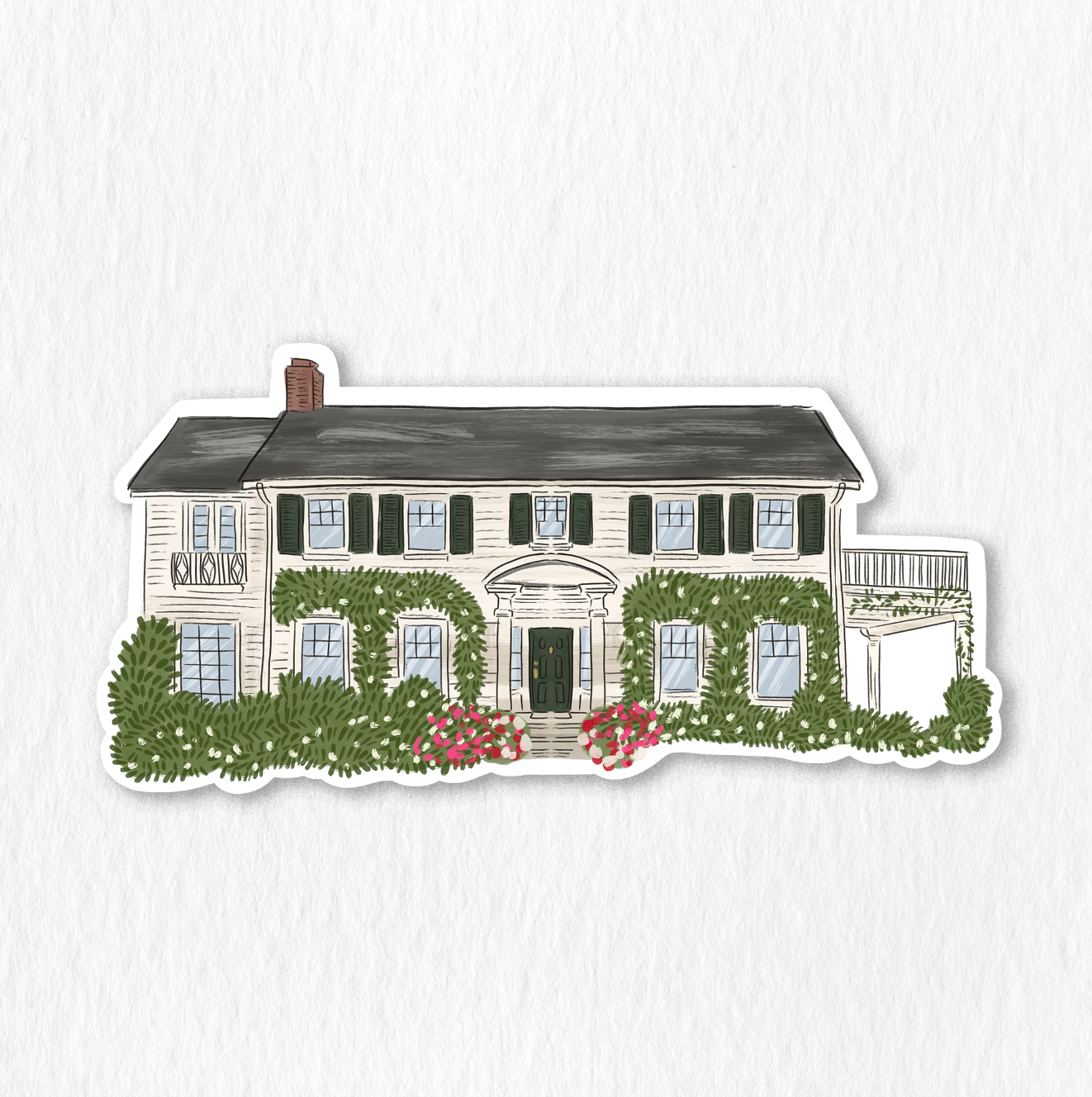 Father Of The Bride House Sticker
