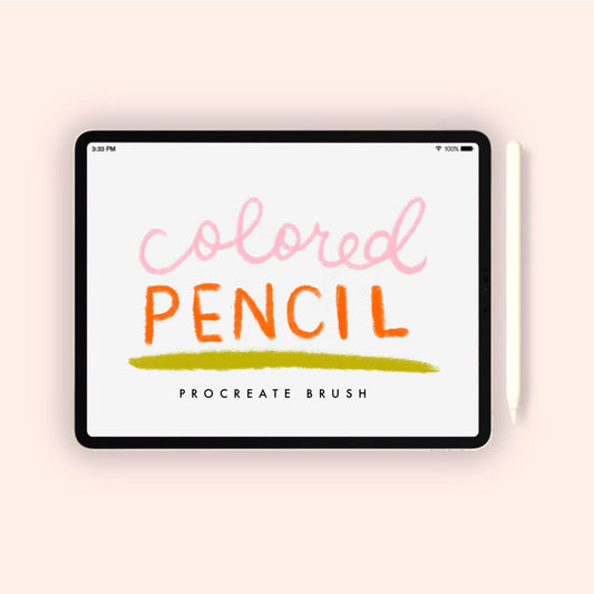 Colored Pencil Procreate Brush