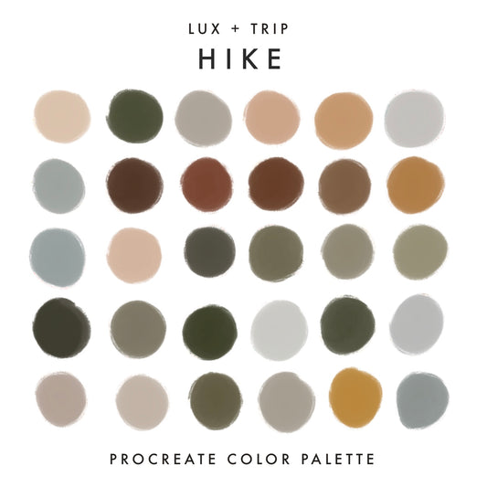 Hike Procreate Color Palette