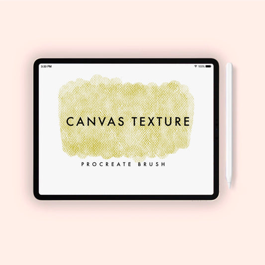 Canvas Texture Procreate Brush