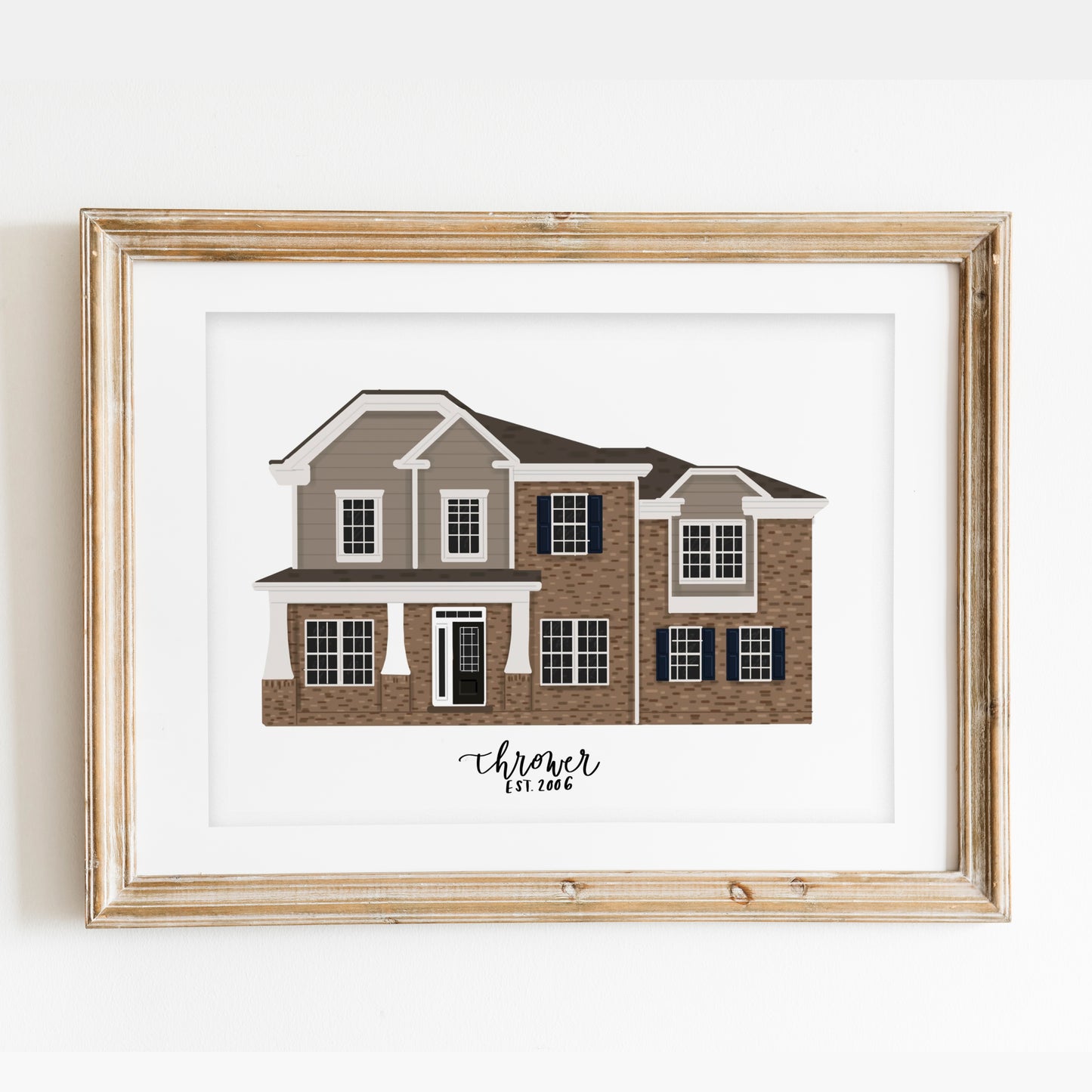 Custom Home Illustration