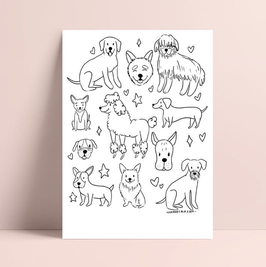 Printable Pup Coloring Page